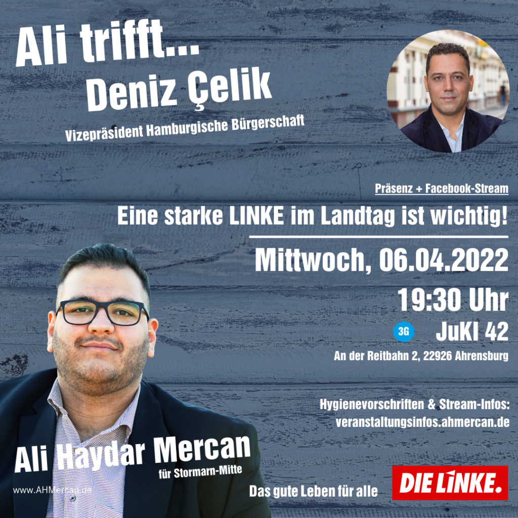 Talk: Ali trifft… Deniz Çelik | Eine starke LINKE im Landtag ist wichtig! 