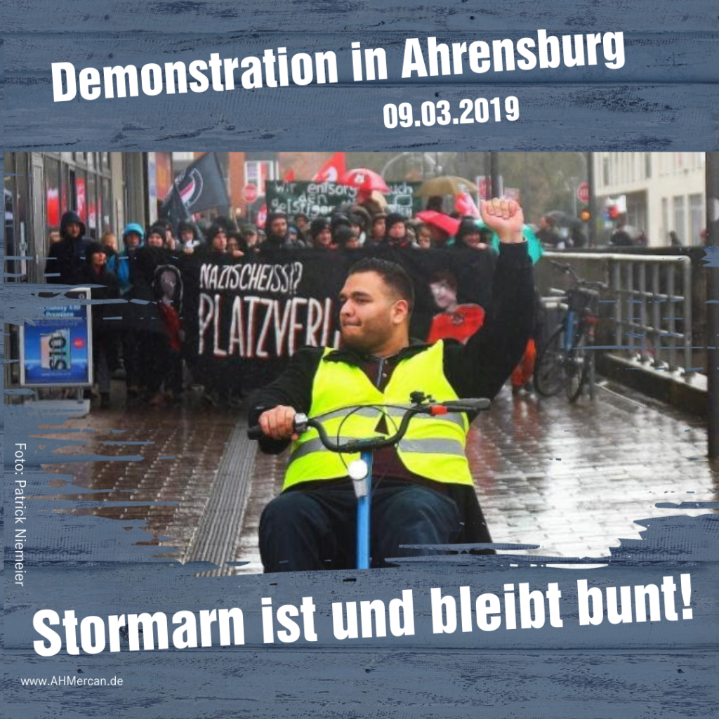 Rede: Demo “Stormarn ist und bleibt bunt!“